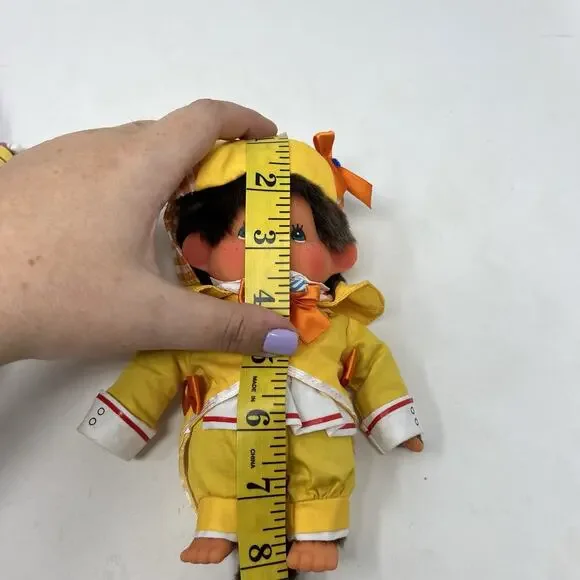 Milky Holmes Nero Monchhichi Plush Doll 2016 Limited Edition Japan Approx 8” - Picture 4 of 5